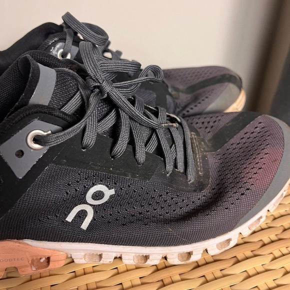 ON Women's Cloudflow 3.0 Running Shoes, Rock / Rose - Picture 4 of 14